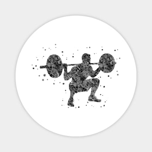 Male deadlift pick Magnet